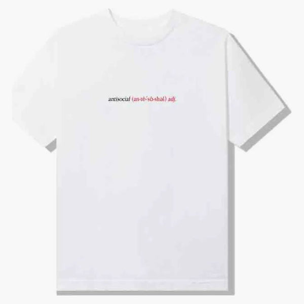 Anti Social Social Club Enrolled Tee White