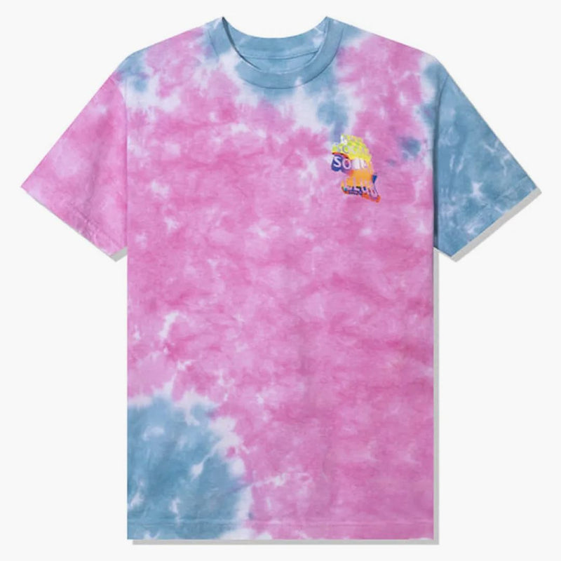 Anti Social Social Club Enthogenogen Tie Dye Tea Pink/Blue