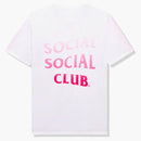 Anti social social klubb allt går t-shirt vit