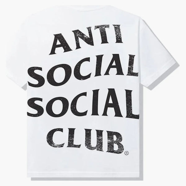 Anti Social Social Club Nadměrné tričko bílé