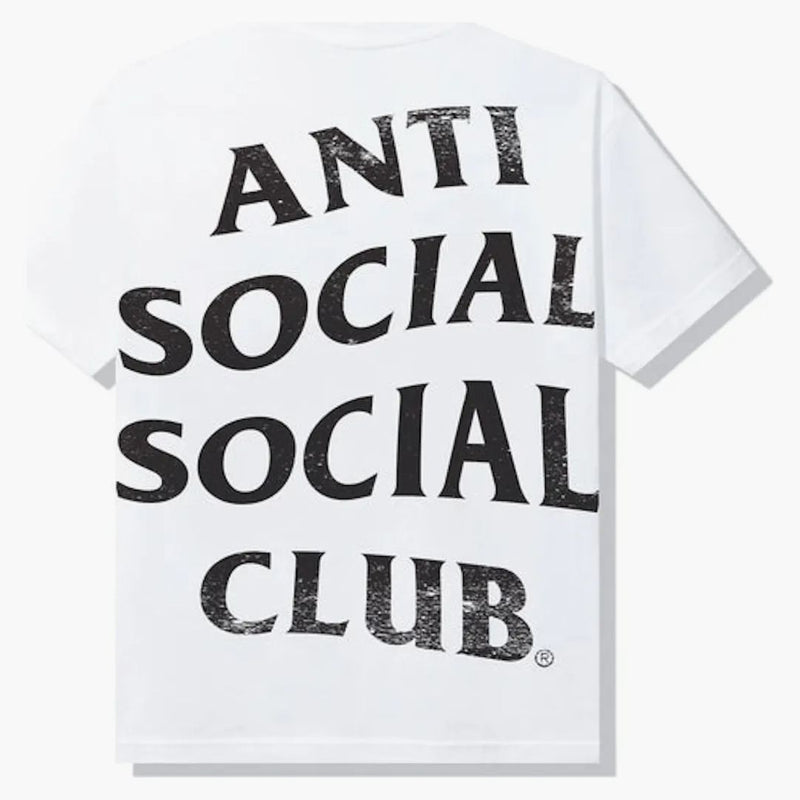 Anti Social Social Club Nadměrné tričko bílé