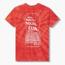 Anti Social Social Club Exhanged Tea Red Tie Dye