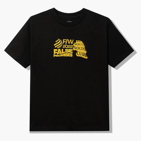 Anti social social club false promises T-shirt black
