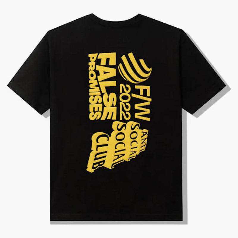 Anti social social club false promises T-shirt black