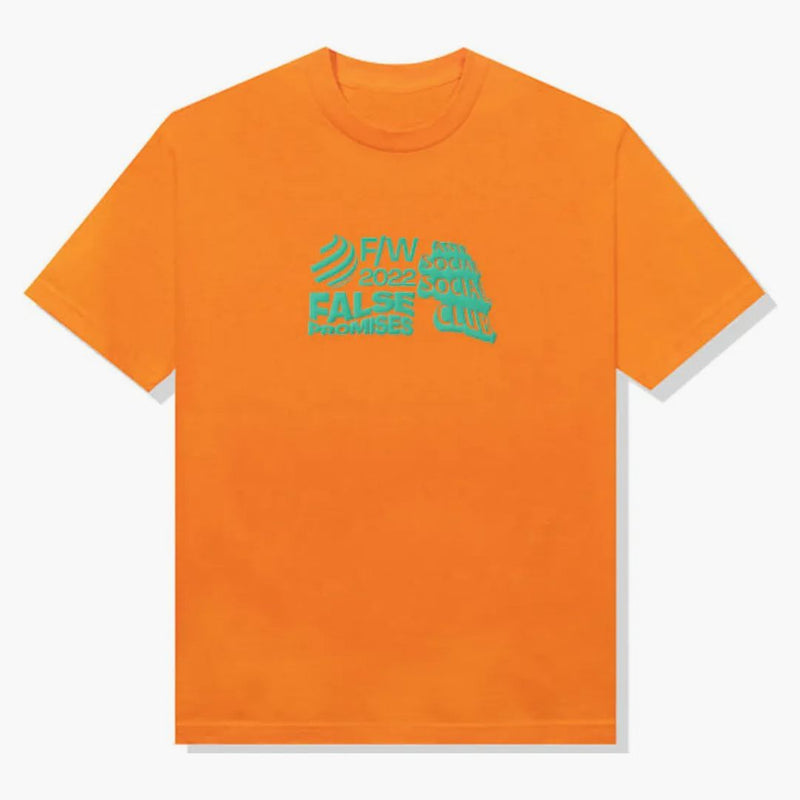 Anti social social club false promises T-shirt orange