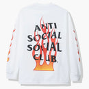 Anti Social Social Club Firebird Long Sleeve Tea (FW19) White