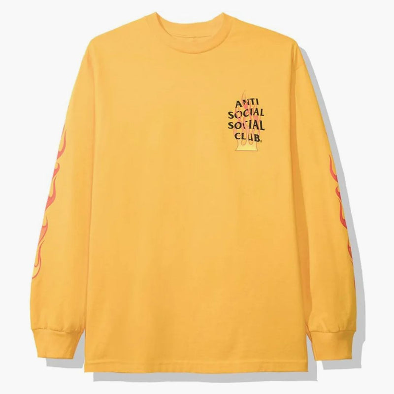 Anti Social Social Social Club Firebird s dlouhým rukávem (FW19) žlutý