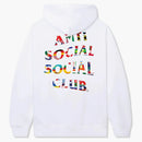 Anti Social Social Club Flag Collage Hoodie White