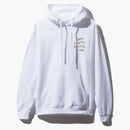 Anti Social Social Club Flag Hoodie White