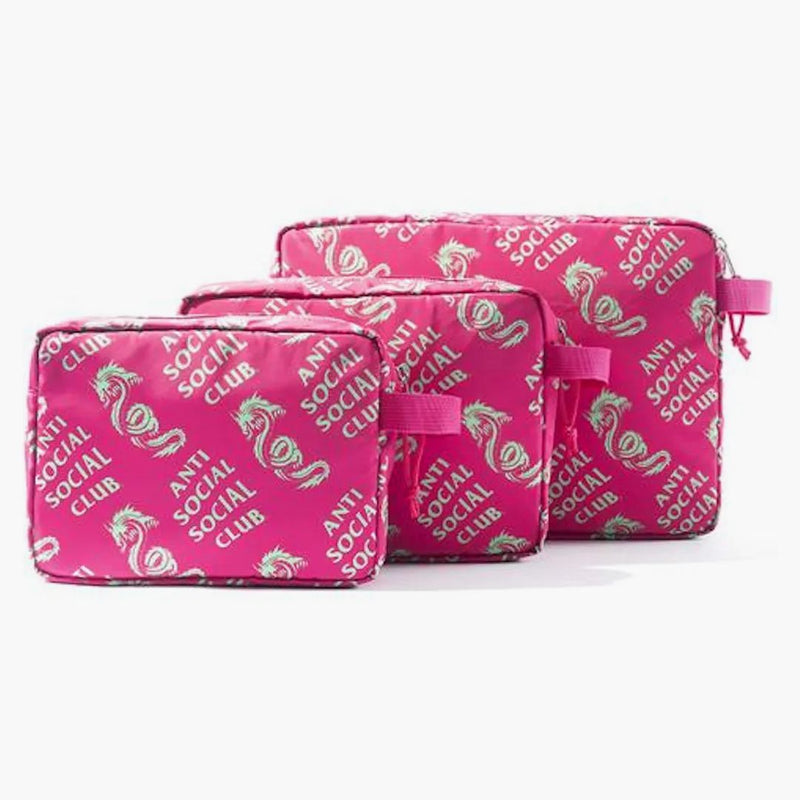 Anti Social Social Club Garden Grove Bag Set Pink