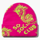 Anti Social Social Club Garden Grove Knit Cap Pink