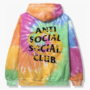 Anti social social club good hoodie rainbow tie dye