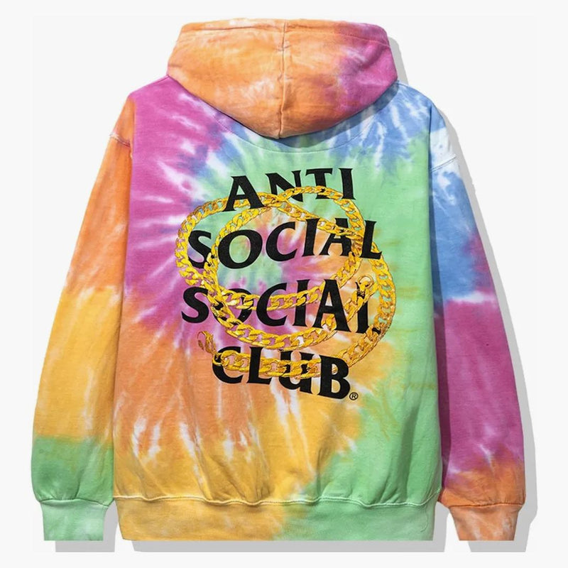 Anti Social Social Club Good Hoodie Rainbow Tie Dye