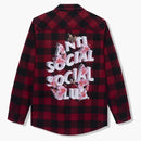 Anti Social Social Club Place más feliz de la tierra Flanela Red