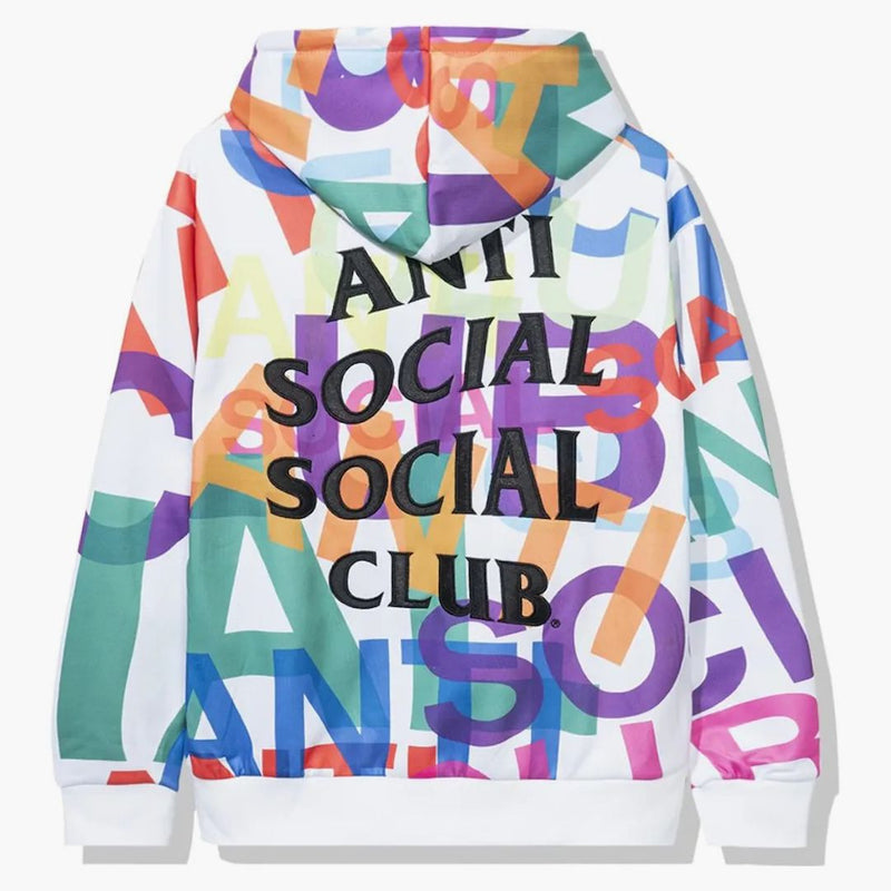 Anti Social Social Club Hadrush All Over Hoodie White