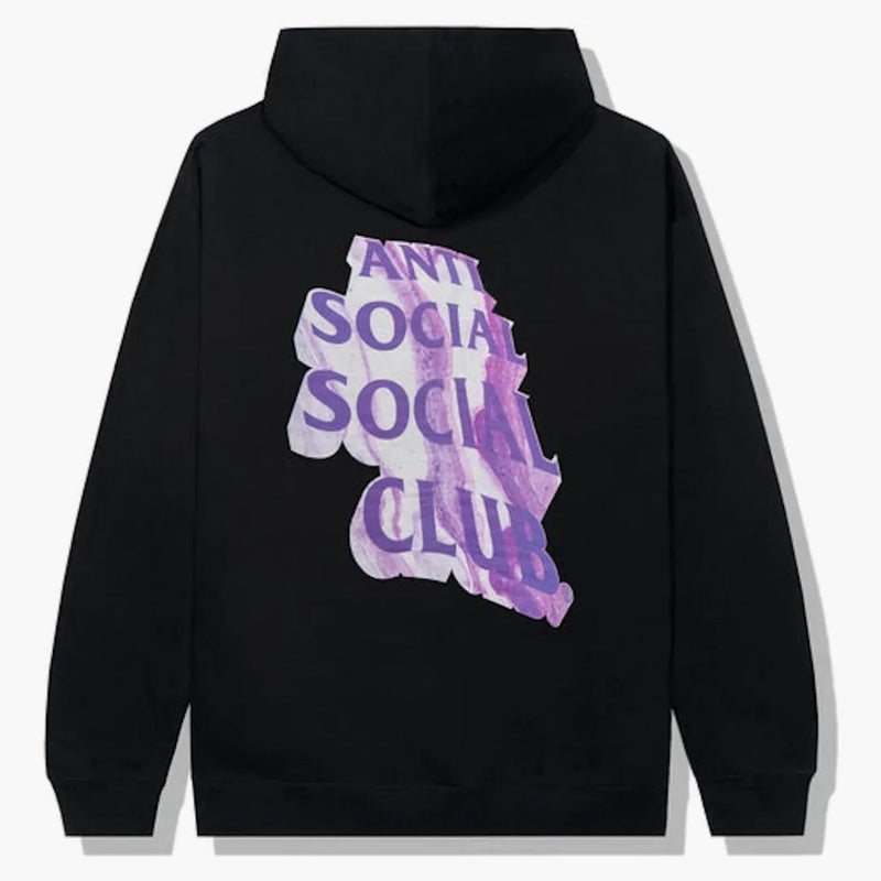 Cuore di club sociale anti -sociale come con cappuccio roccioso nero