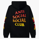 Anti social social club hot at first hoodie black