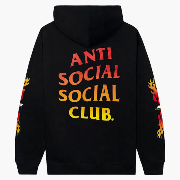 Anti Social Social Club Hot at First Hoodie Black