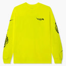 Anti Social Social Club I Get Into It Safety Green Long Sleeve Tea Safety Green