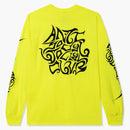 Anti Social Social Club I Get Into It Safety Green Long Sleeve Tea Safety Green