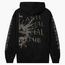 Club sociale anti -sociale conoscevo felicità con cappuccio nero