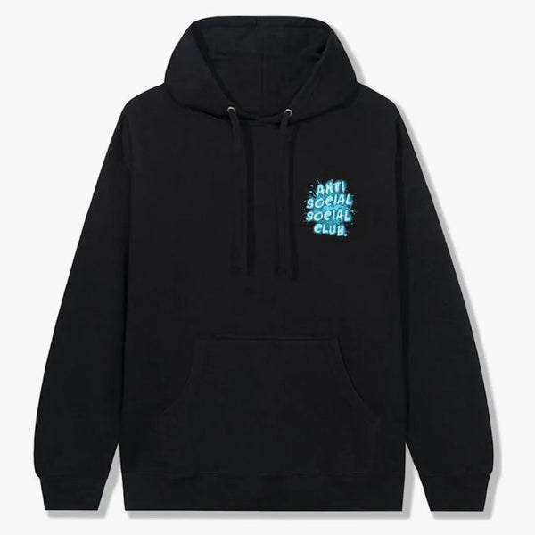 Anti Social Social Club Jag ser Splash Hoodie Black/Blue
