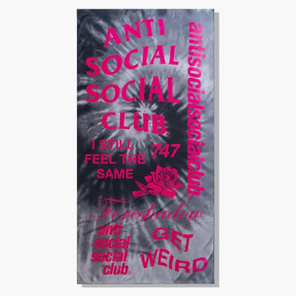Asciugamano di crisi dell'identità club sociale anti -sociale tintura nera