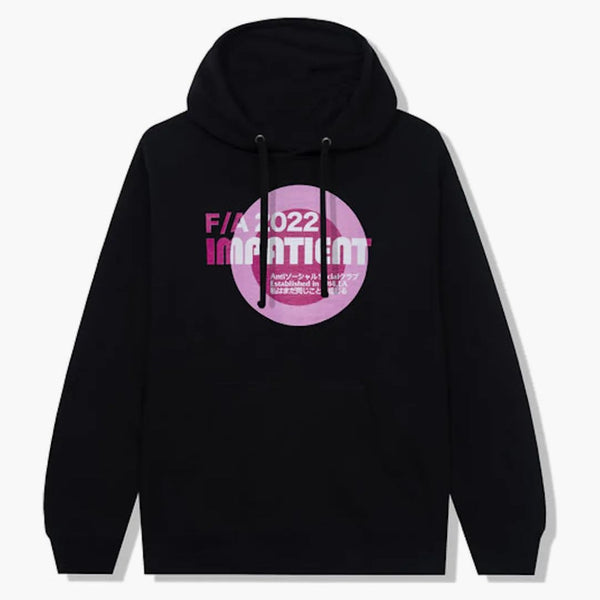 Anti Social Social Club otrevlig hoodie svart