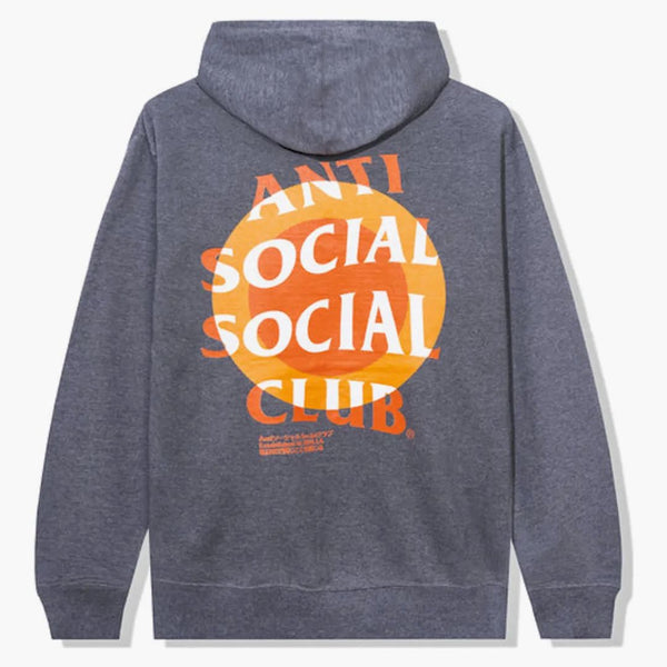 Anti Social Social Club otrevlig hoodie Heather Grey