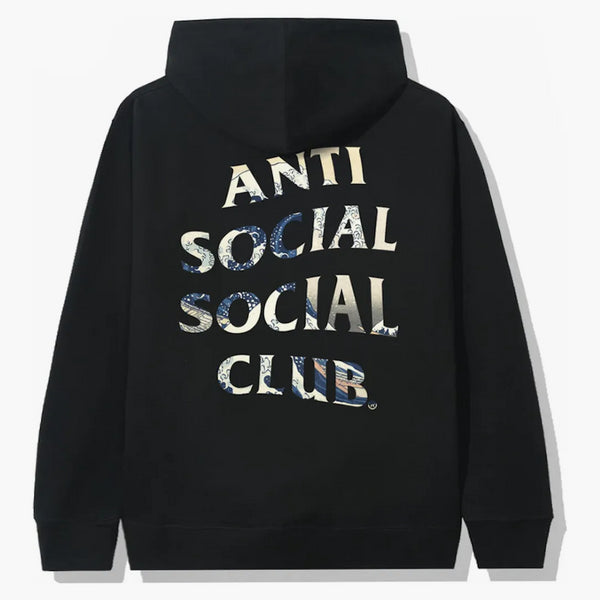 Anti Social Social Club (endast Japan) 4 Car Paple-Up Tonkotsu Logo Hoodie Black
