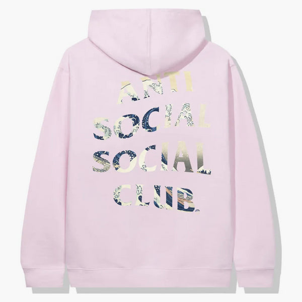 Anti Social Social Club (endast Japan) 4 Car Paple-Up Tonkotsu Logo Hoodie Pink