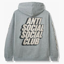 Anti social social club kitten hoodie gray