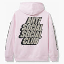 Anti social social klubb kattunge hoodie rosa