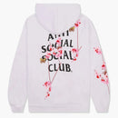Anti social social klubb kkoch fjärilar full broderi hoodie vit