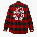 Anti Social Social Club Kkoch Flannel Black/red