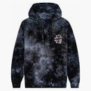Anti social social club kkoch hi-5 tie dye hoodie black
