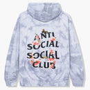 Anti social social club kkoch aldrig das hoodie grå slips färgämne