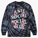 Anti social social club kkoch wifi tie dye long sleep tie dye