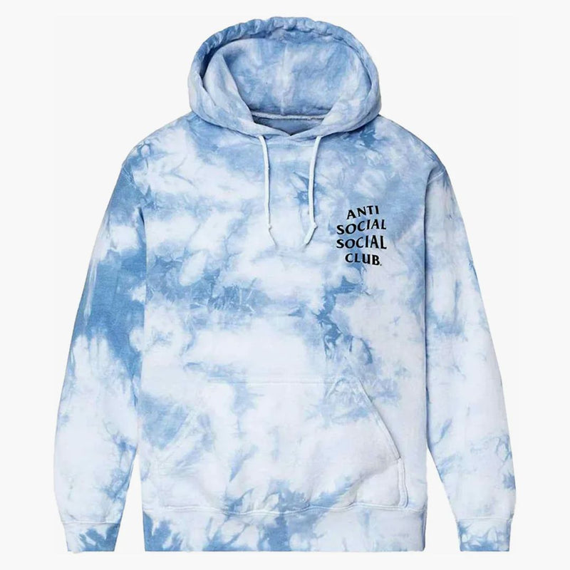 Anti social social klubb kkotch f & f hoodie crystal blå