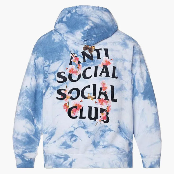 Anti social social klubb kkotch f & f hoodie crystal blå