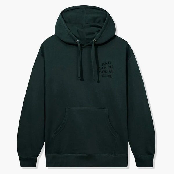 Anti social social klubb kkotch hoodie alpine green