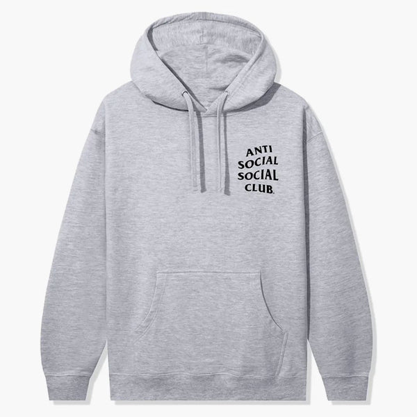 Anti social social klubb kkoch hoodie grå