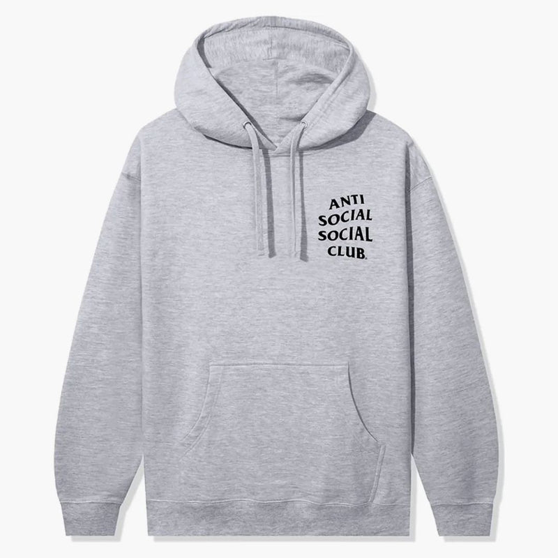 Anti social social klubb kkoch hoodie grå