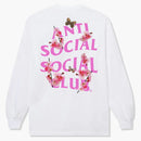 Anti social social klubb kkotch långärmad vit vit