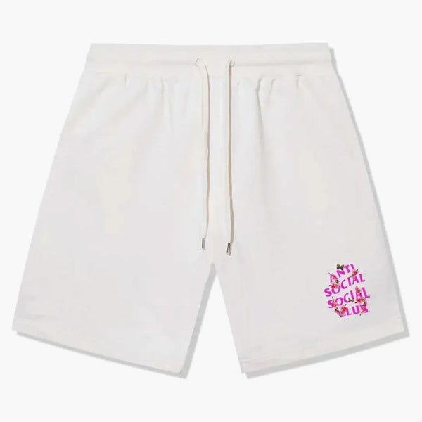 Anti Social Social Club kkotch premium shorts ecru