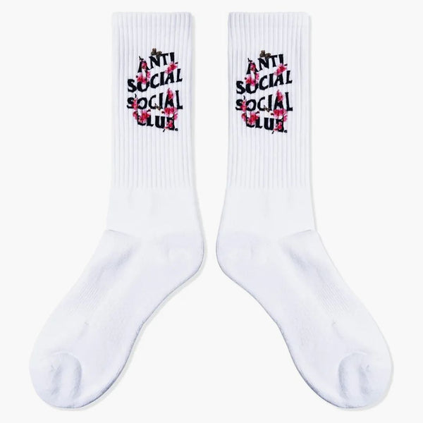 Anti social social klubb kkotch strumpor vit
