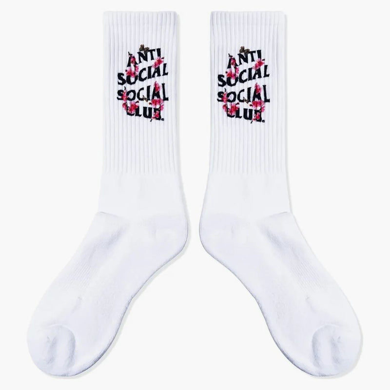 Anti social social klubb kkotch strumpor vit