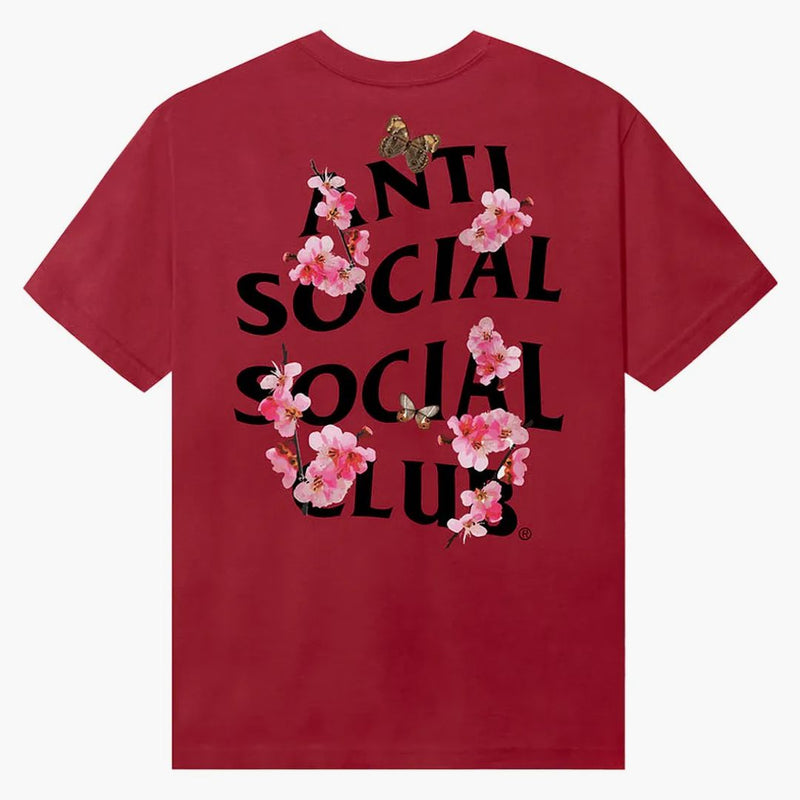 Anti Social Social Club Kkoch Tee Maroon