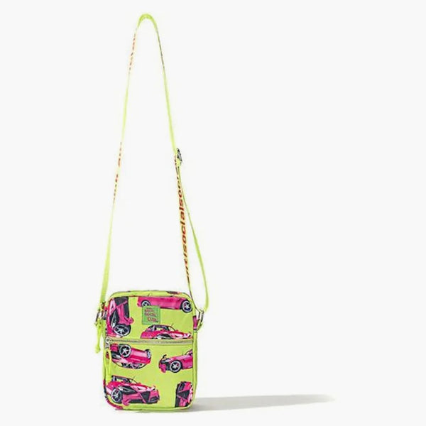 Bag il lamo -club sociale anti -sociale verde/rosa