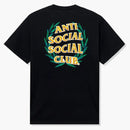 Anti social social club laurel logo flip tea black